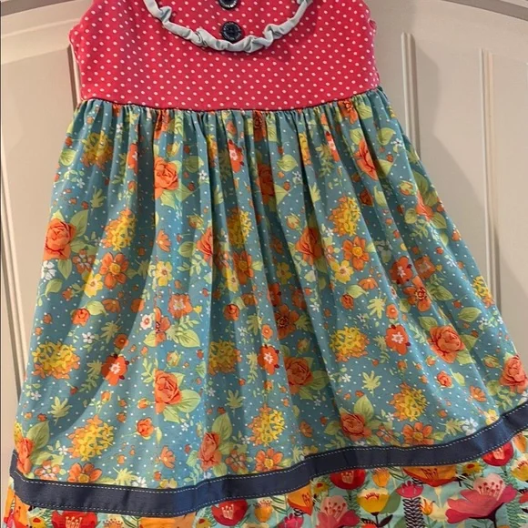 Matilda Jane Pink Tiered Ruffled Sundress - Picture 4 of 4